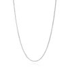 Adjustable Box Chain In 14K White Gold, 22"