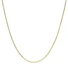 Adjustable Box Chain In 14K Gold, 20"