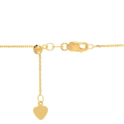 Adjustable Cable Chain In 14K Yellow Gold, 22"