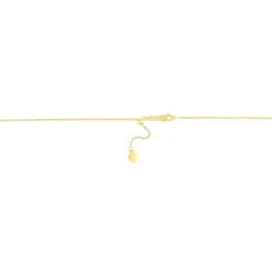 Adjustable Cable Chain In 10K Yellow Gold, 22"
