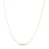 Adjustable Paperclip Chain Necklace In 14K Yellow Gold, 1.5Mm, 22"