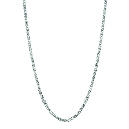 Adjustable Wheat Chain In Sterling Silver