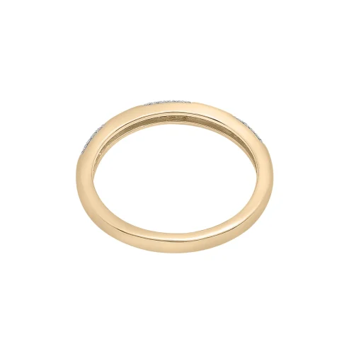 Alternating Diamond Pave Bar Ring In Vermeil (1/10 Ct. Tw.)