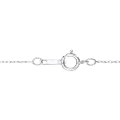 Amethyst Pendant In 10K White Gold