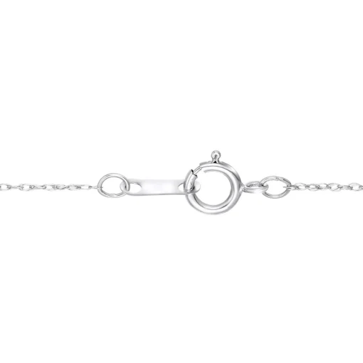 Amethyst Pendant In 10K White Gold