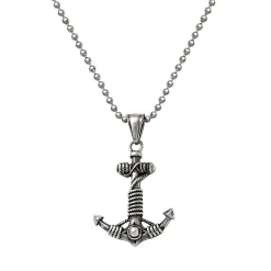 Anchor Necklace In Stainless Steel