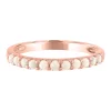 Australian Opal Stacking Ring In 10K Rose Gold