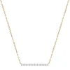 Baguette Diamond Bar Necklace In 14K Yellow Gold (1/7 Ct. Tw.)