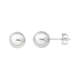 Ball Stud Earrings In 14K Gold