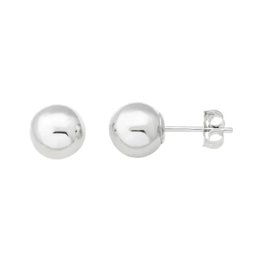 Ball Stud Earrings In 14K Gold