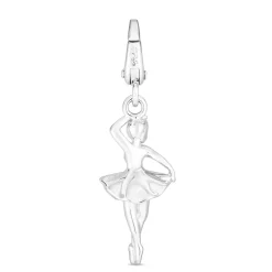 Ballerina Charm In Sterling Silver