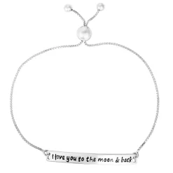 Bar Bolo Bracelet In Sterling Silver