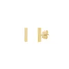 Bar Earrings In 14K Yellow Gold