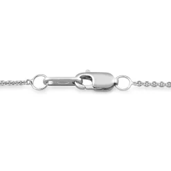 Bar Necklace In Sterling Silver (1/10 Ct. Tw.)