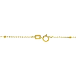 Bead Link Chain In 14K Yellow Gold, 18"