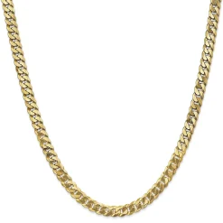 Beveled Curb Chain In 14K Yellow Gold, 24"