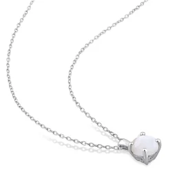 Birthstone Solitaire Pendant In