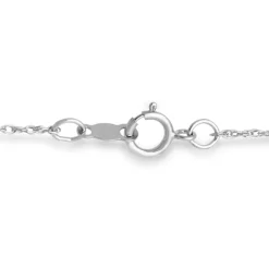 Black & White Diamond Circle Twist Pendant In Sterling Silver (1/5 Ct. Tw.)