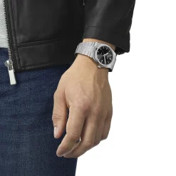 Black Prx Men's Watch In Stainless Steel