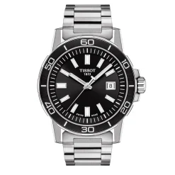 Black Supersport Gent Men's Watch In Stainless Steel
