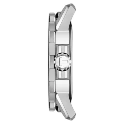 Black Supersport Gent Men's Watch With Brown Leather Bracelet In Stainless Steel