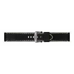 Blue Supersport Gent Men's Watch With Black Leather Bracelet In Stainless Steel