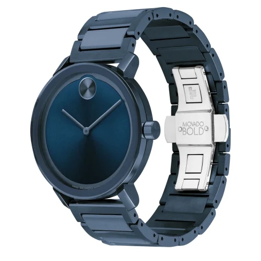 Bold Evolution Men's Watch In Blue Ion-Plated Stainless Steel, 40Mm