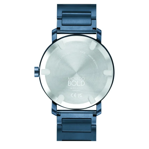 Bold Evolution Men's Watch In Blue Ion-Plated Stainless Steel, 40Mm