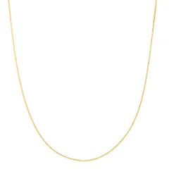 Box Chain In 14K Gold, 20"