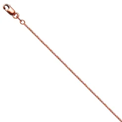 Box Chain In 14K Rose Gold, 18"
