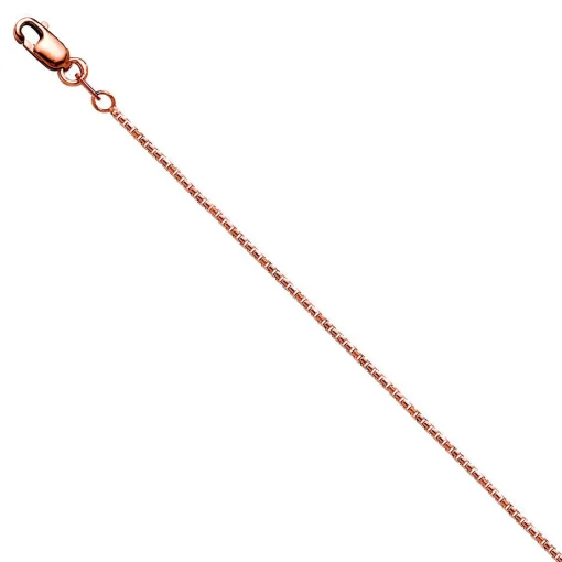 Box Chain In 14K Rose Gold, 18"