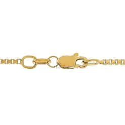 Box Chain In 14K Yellow Gold, 18"