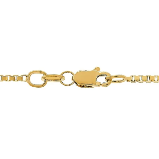 Box Chain In 14K Yellow Gold, 18"