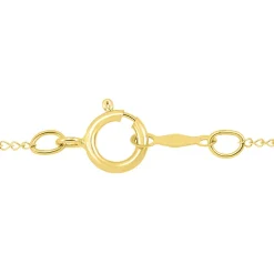 Children's Cross Medallion In 14K Yellow Gold