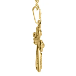 Children's Cross Pendant In 14K Yellow Gold