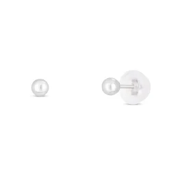 Children's Earring Set In 14K Yellow & White Gold