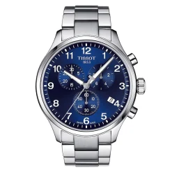 Chrono Xl Classic Blue Men's Watch In Stainless Steel, 45Mm