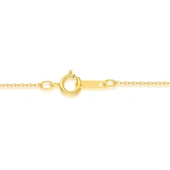 Citrine & Diamond Pendant In 10K Yellow Gold