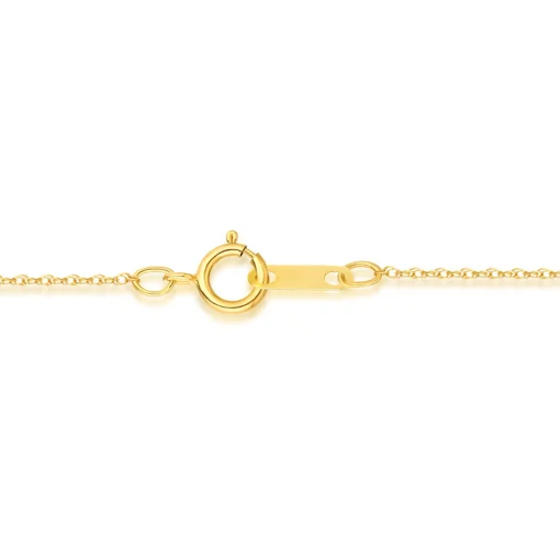 Citrine & Diamond Pendant In 10K Yellow Gold