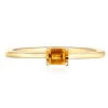Citrine Stack Ring In 10K Yellow Gold