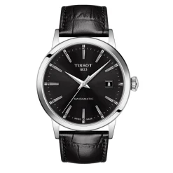 Classic Dream Swissmatic Men's Watch With Black Leather Strap
