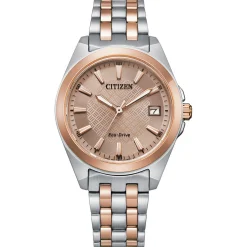 Corso Brown Women's Watch In Two-Tone Rose Gold Ion-Plated Stainless Steel