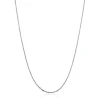 Criss Cross Chain In 14K White Gold, 18"