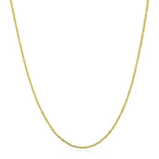 Criss Cross Chain In 14K Yellow Gold, 22"