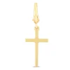 Cross Charm In 10K Yellow Gold
