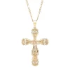 Cross Pendant In 10K Yellow Gold