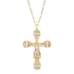 Cross Pendant In 10K Yellow Gold