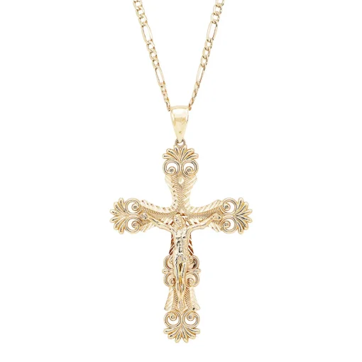 Cross Pendant In 10K Yellow Gold