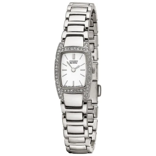 Crystal Women's Watch & Bracelet Set In Stainless Steel