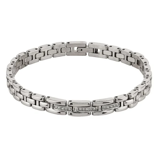 Crystal Women's Watch & Bracelet Set In Stainless Steel